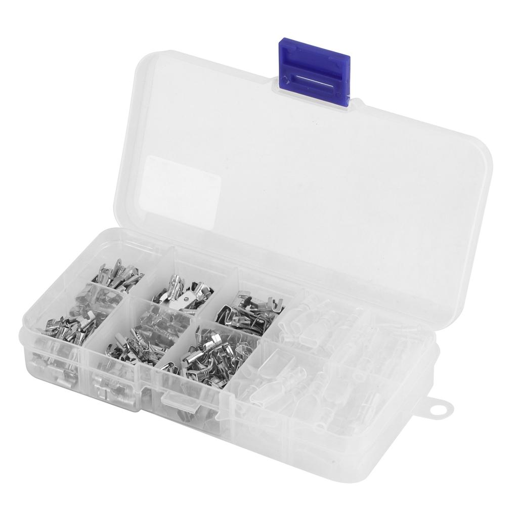 210Pcs Electrical Cable Terminals Connector Assortment Kit Industrial Accessories 2.8/4.8/6.3mm