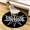 1pc Slipknot Band Logo Music Metal Round carpet, Made of Polyester,Perfect for Decorating Office Chairs, Living Rooms,fplt130