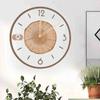 Wall Clock Decorative Stylish Simple Silent Non Ticking Timepiece for Living Room Office