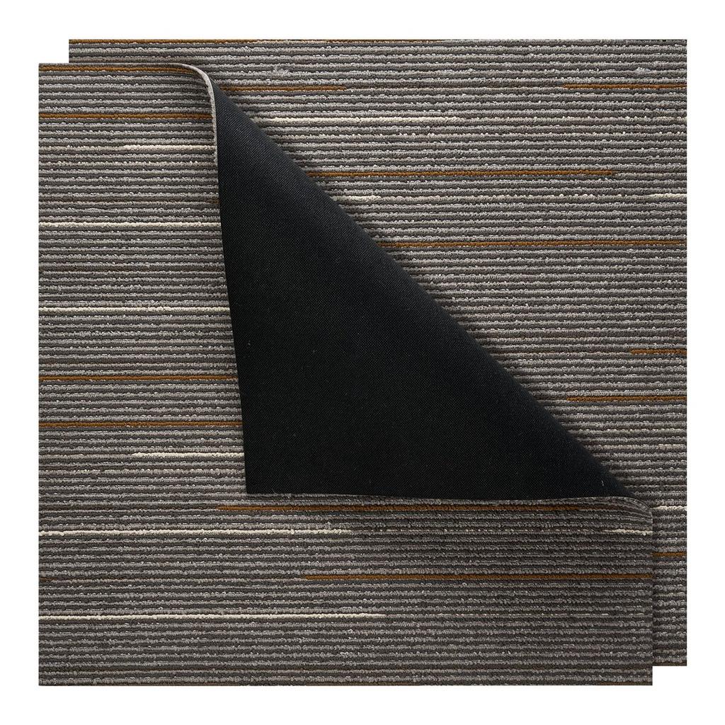 Carpet Tiles Reusable 610x610 Mm, 24 PCS Modular Carpet Square Rug, Commercial Floor Soft Padded for Seamless Cover 8.9, Easy DIY Replacement for