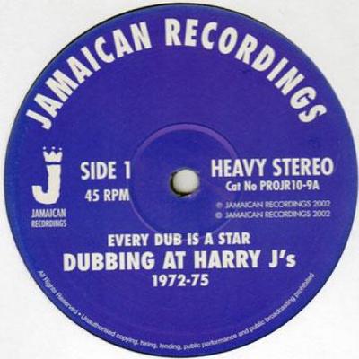 10inch Record DUBBING AT HARRY J'S - Every Dub Is A Star / Man Needs A D PROJR109 Jamaican Record 2002 UK Reggae, Ska & Dub Used