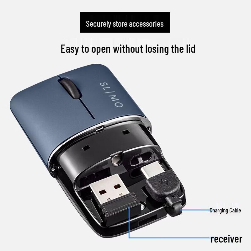 Mini Mouse Wireless Portatile a Doppia Modalità Sanwa