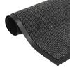 VidaXL Paillassons rectangulaires 2 pcs 40 x 60 cm Anthracite