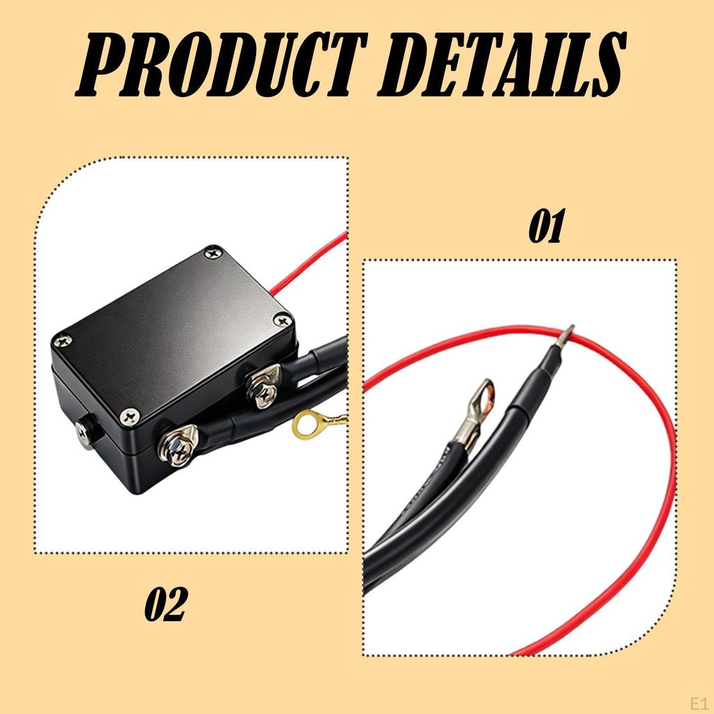 Auto-Trennschalter Leckschutz, 12V 24V Smart, Ersatzteile, Robuster Batterie-Trennschalter