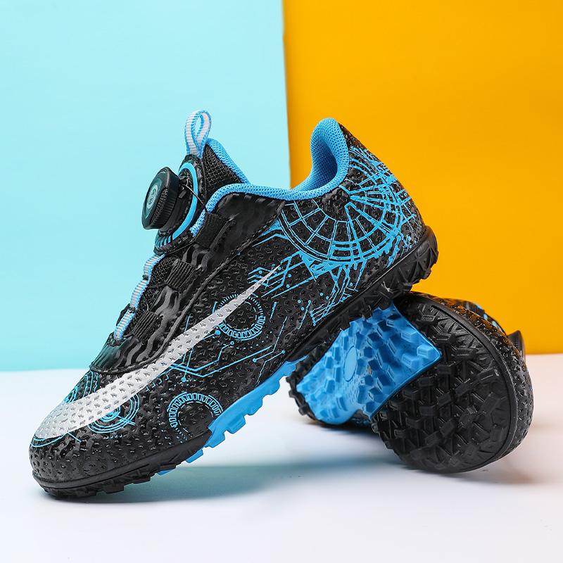 30-40# Personality Stylish And Comfortable Boys Girls Training Game Sneakers Indoor Outdoor Lawn Youth Student Soccer Shoes