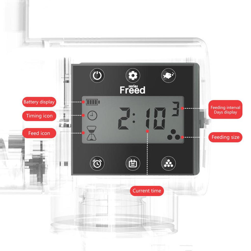Fishtank Automatic Feeder Timing Automatic Fish Feeder For Aquariums Travel Fish Feeder Automatic Dispenser