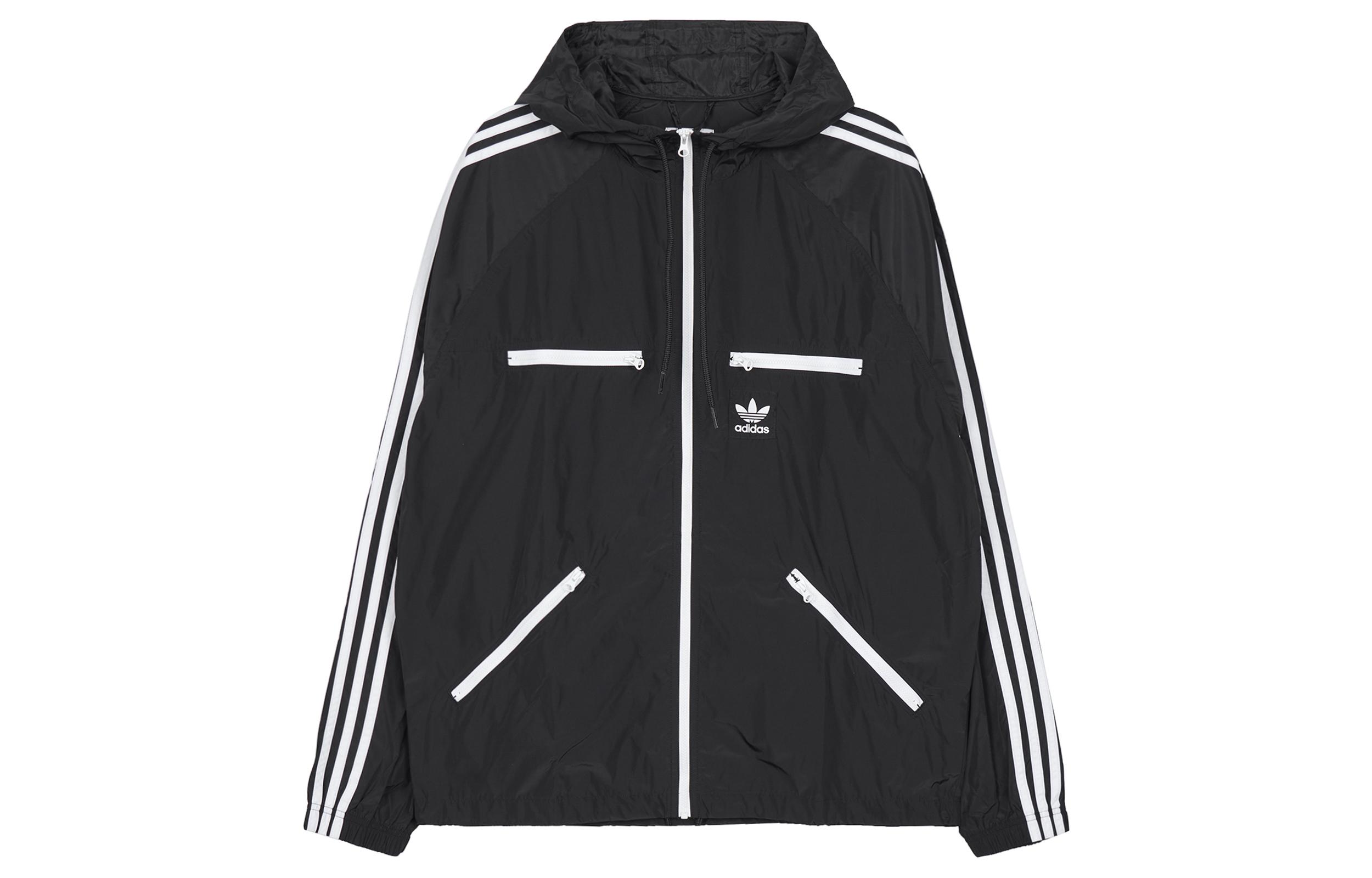 Adidas Originals Logo-stripe-print Lightweight Jacket HS2066 M