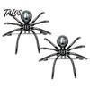 Retro Insect Pin 1/2Pcs 3D Spider Brooch for Halloween, Horror Alloy Metal Clothing Pins Lapel Pin, Clothes Jackets Backpacks Costume Accessories