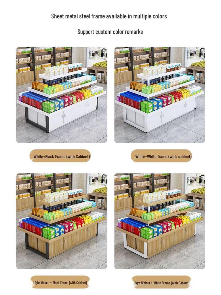 Island Display Shelf for Cosmetics, Baby Products, Jewelry, Shoes, Books, Toys & Promo Table