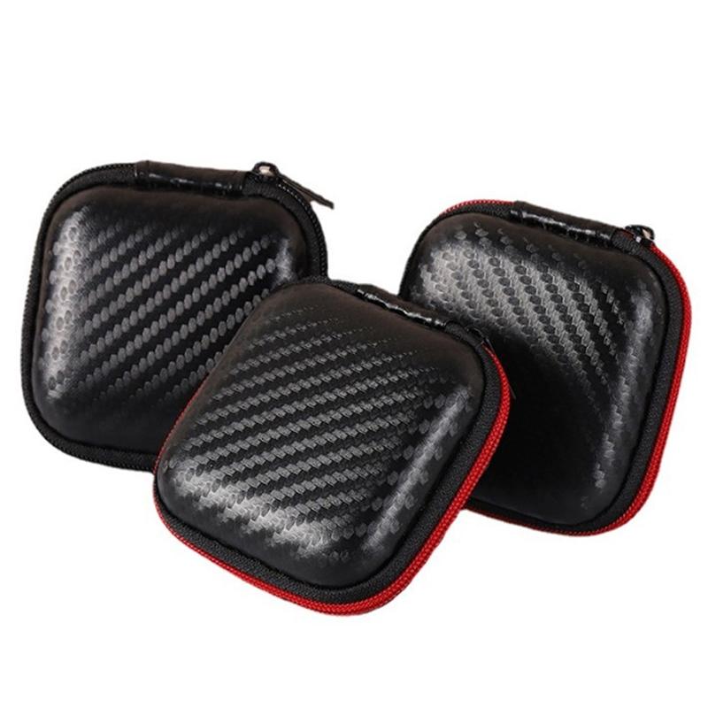 Kopfhörerkabel Organizer Box Tragebar Reise Reißverschluss Aufbewahrungsetui Tasche