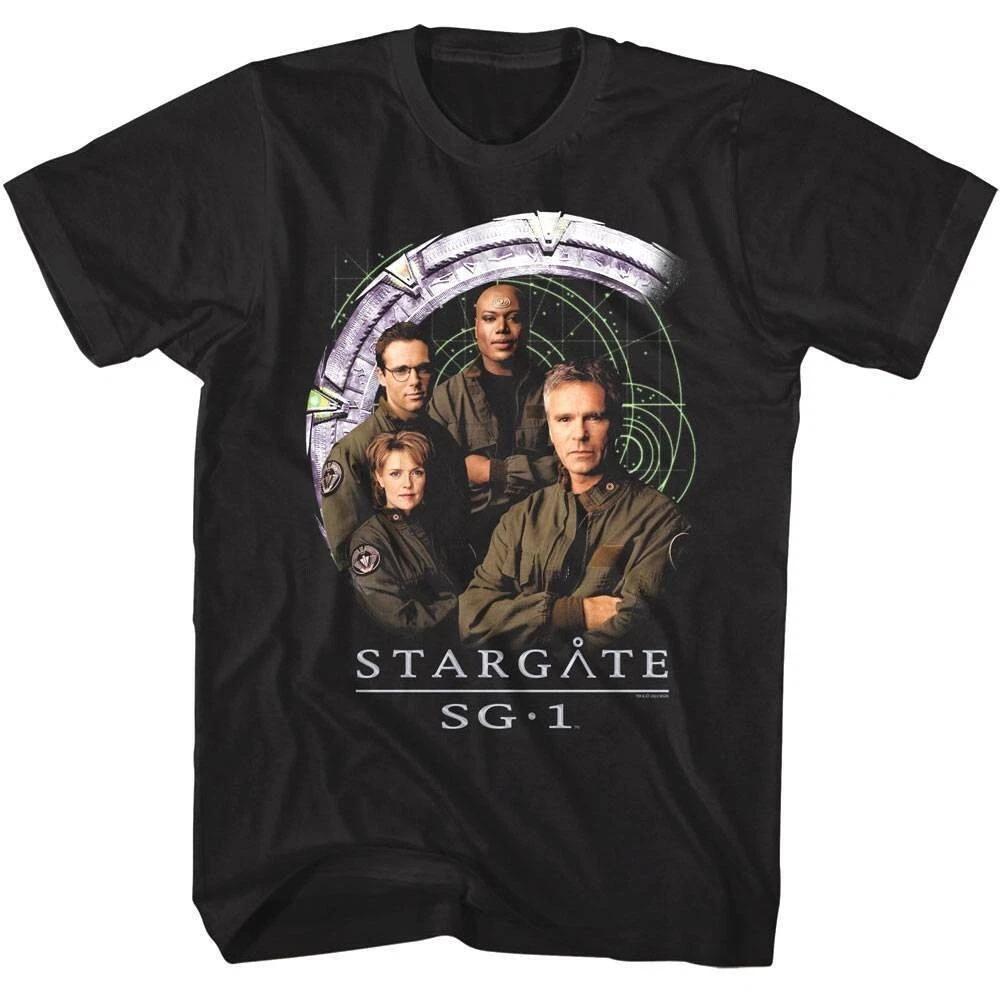 Stargate Crew Characters Men s T Shirt S