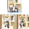 Plush Otter Toy For Kids Girls With Keychain And Bag Charm Gift Idea