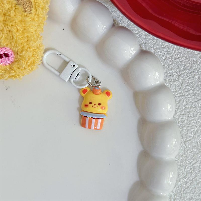 1Pc Cartoon Keychain Harz Anhänger Tasche Zubehör Paar Nette Kinder Spielzeug Geburtstag Geschenk Für Mädchen