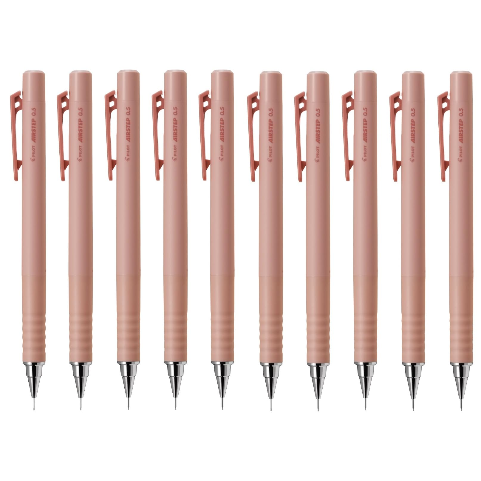 

PILOT Air Step Механический набор Сумерки Карандаши, 0,5 мм, Розовый, 10 штук (10HAS15DKP), Длинная дистанция