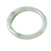 One-Step Glass-Like Jade Bangle: Xiaohongshu Style, Natural Buzhichun Ice-Clear, Women's High-Ice Round Design.
