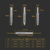 5 peças de pedra de afiar motosserra, afiador de motosserra, ferramenta de moagem de diamante com cabeças de moagem de chave 4mm/4,8mm/5,5mm