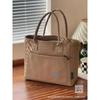 Canvas Bag Versatile Simple Large Capacity Shoulder Bag Women Senior Sense Commuter Tote Bag Student Class Backpack Women
