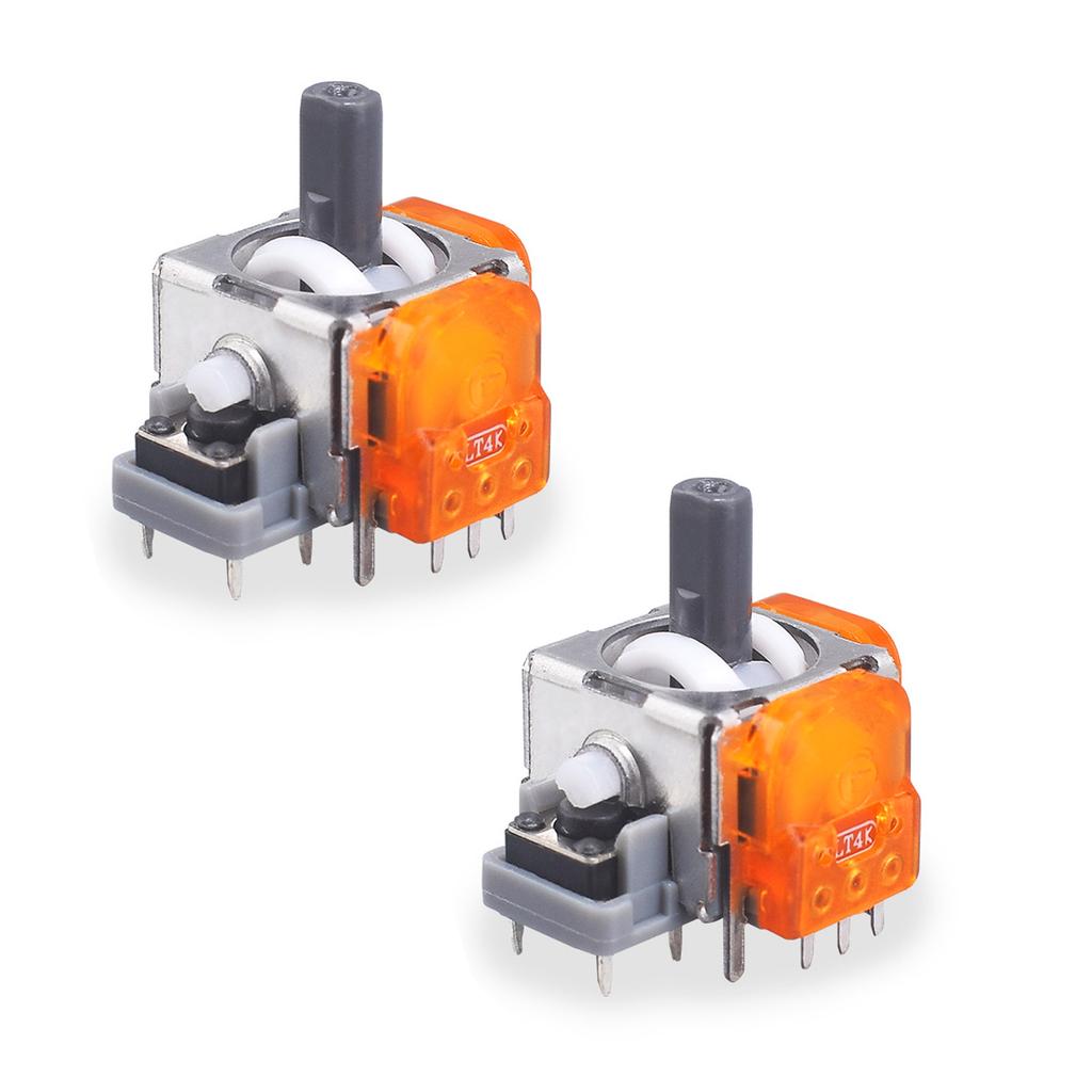 2Pcs TMR Hall Effect Joystick 3D Analog Stick Sensor Module Repair Part for PS4/PS5/Switch Pro/Xbox One Controller