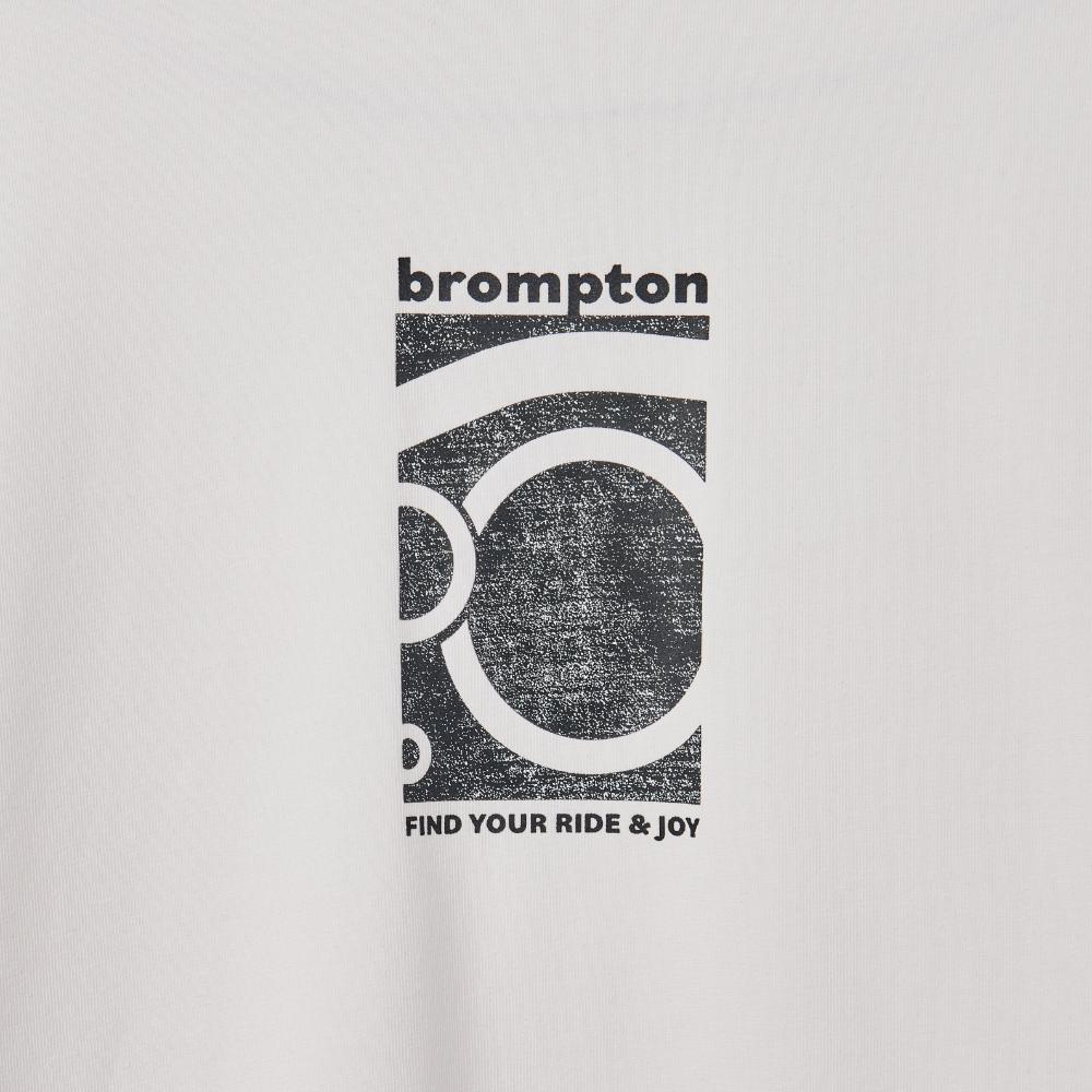 BROMPTON LONDON Reflective Graphic T-Shirt - White (P242Uts126)