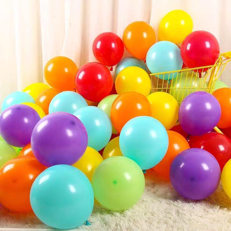 Dopaminové barevné latexové balónky 10'', 1,8g, pro festivaly, dětské aktivity, bankety