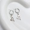 4Pairs Heart and Butterfly Earrings Stylish Drop Earrings Earwear for Women Girl