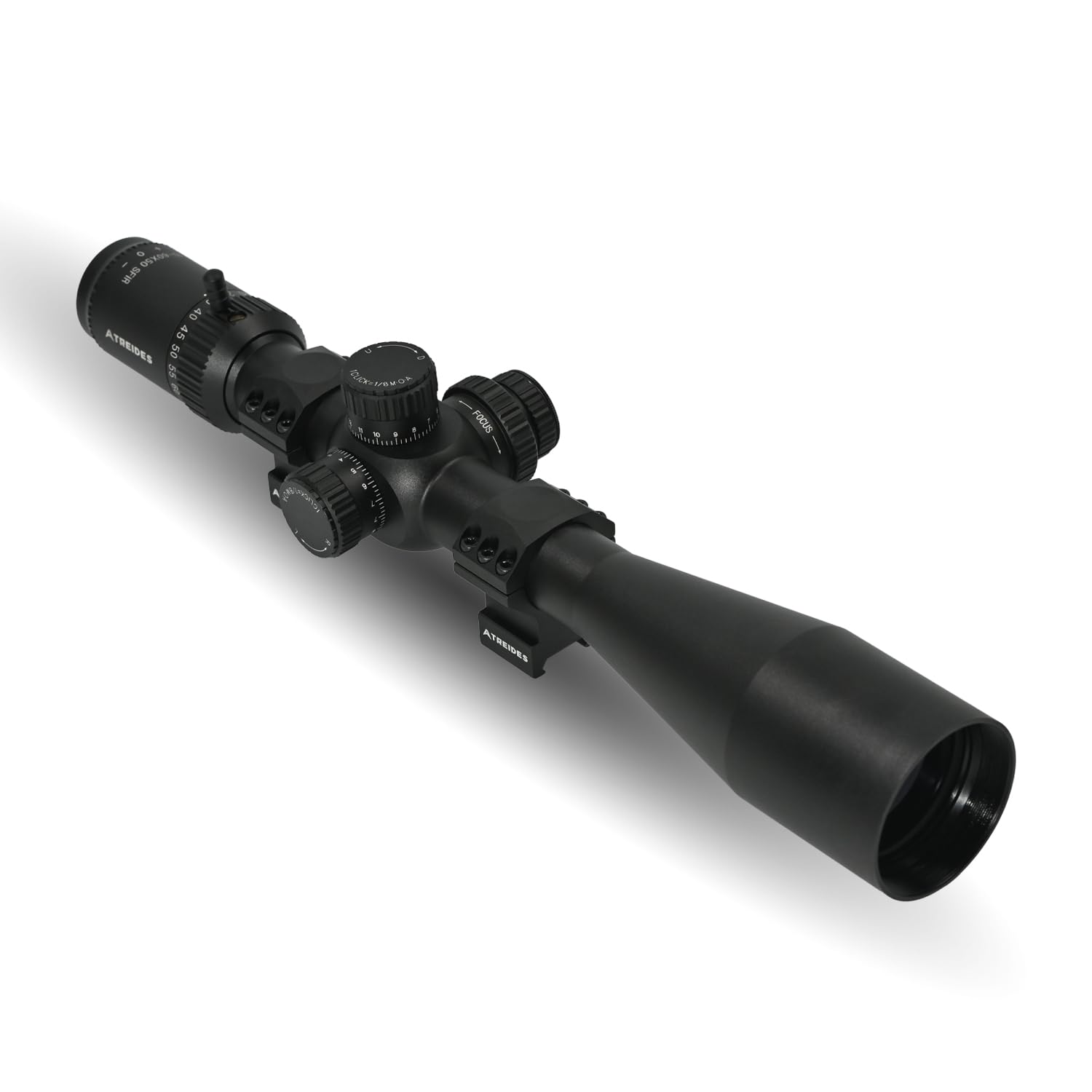 

ATREIDES 10-60X50 SFP Dune Optical Scope with 30mm Tube and 20mm Rail Rings for Model Guns, Telescopes, Birdwatching Scopes, Airsoft, and Outdoor