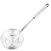 Long Handle Round Stainless Steel Colander Oil Filter Fried Food Grid Strainer
