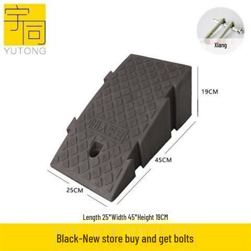 Dreieckige Kunststoff-Autoschwellenrampe & Geschwindigkeitsbegrenzungspad