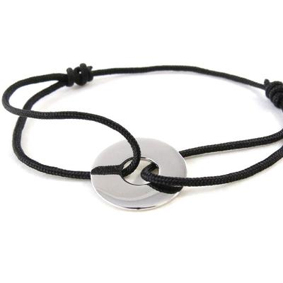 [I9899] - Silver 'Zen' Silver Bracelet