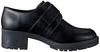 San-A Plus Feminine Monk Strap Shoes, Platform Sole, 5cm Heel, One-Band Buckle, 3583, Women's, Black, Sizes 23.5cm-24.0cm