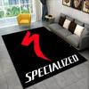 3D S-Specialized Fiets Logo Moto Tapijt Vloerkleed voor Huis Woonkamer Slaapkamer Bank Deurmat Decor, Speeltapijt voor Kinderen Antislip Vloermat Cadeau