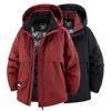 Plus Size 5XL-11XL Fashion Men's Oversize Parkas Winter Coat Hooded Waterproof Casual Loose Thick Warm Outerwears Men Jackets