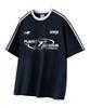 UNTAPPED STUDIO Uranus 7 Oversized Track Short Sleeve Color Block T-Shirt 3 Colors
