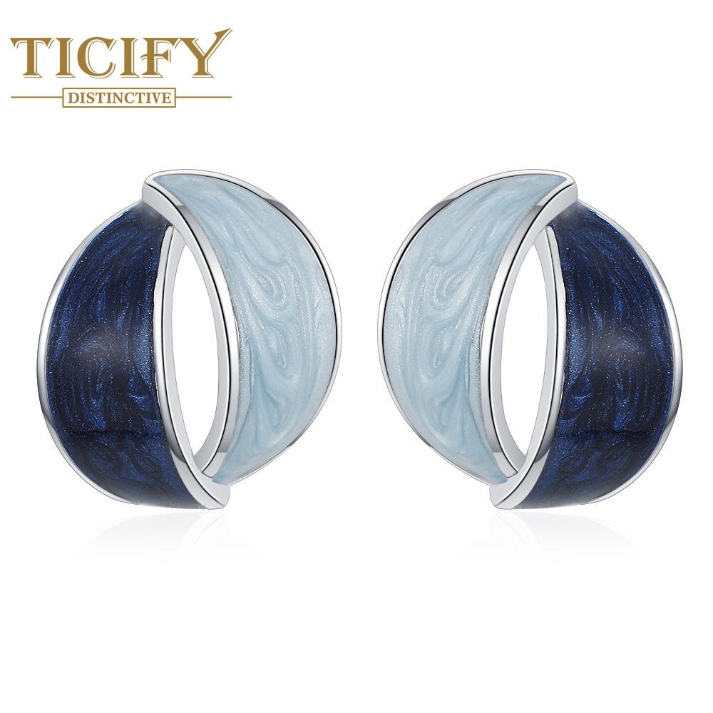 

Нишевые серьги высокого уровня Новые роскошные серьги Tide Light