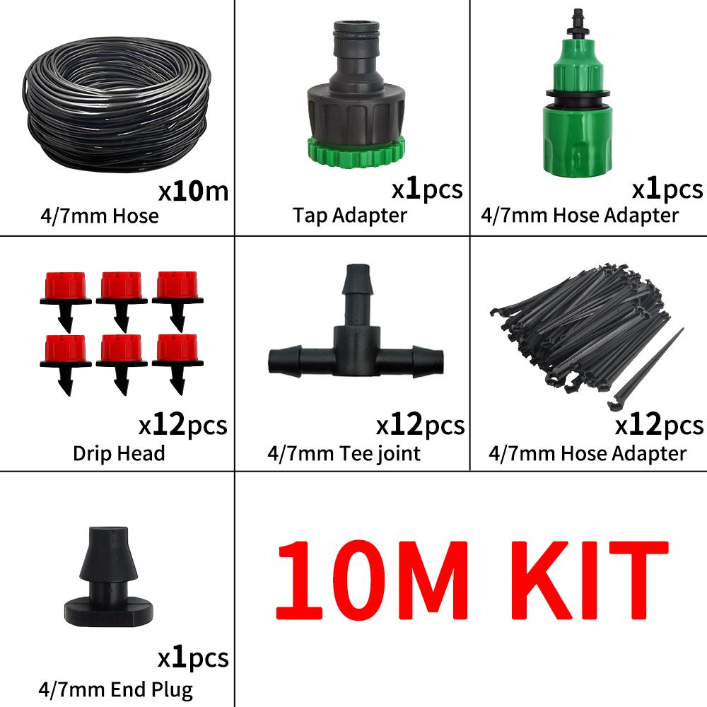 Irrigation System Garden Tools Drip Watering Kits Automatic Watering Hose With Adjustable Convenient Installtion Saveing Water
