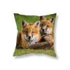 Cute Little Fox Throw Pillow Cover Animal Pillow Cover Sofa Car Decor Office Game Chair Cushion Cover Room Home Decor