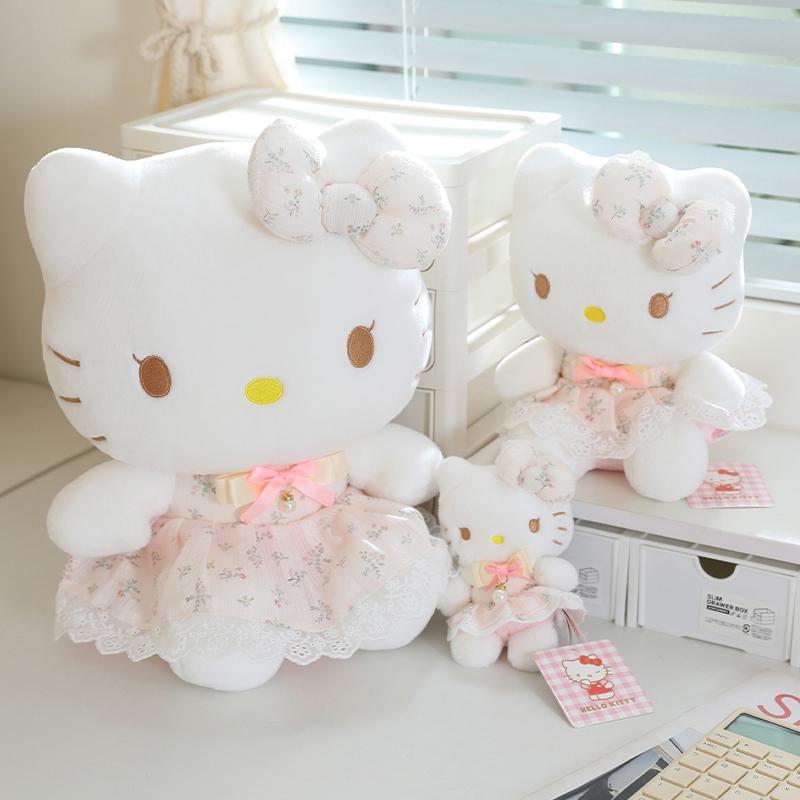 Plushy Items 12/25/33Cm Hellokitty Cushioned Figure Keyholder Rucksack Charm Livingspace Adornment Playthings Birthday Surprise For Youngsters