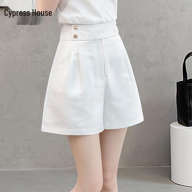 

Women s 2025 Summer High-Waisted Wide-Leg Shorts XL