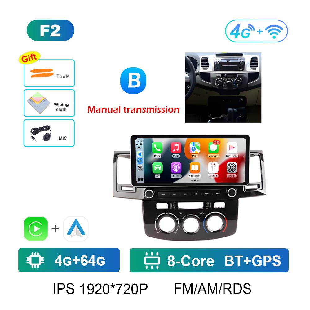 For Toyota Hilux 2005 2006 2007 2008 - 2014 Car Video Radio Multimedia Player Android Smart System Navigation GPS Bluetooth WIFI