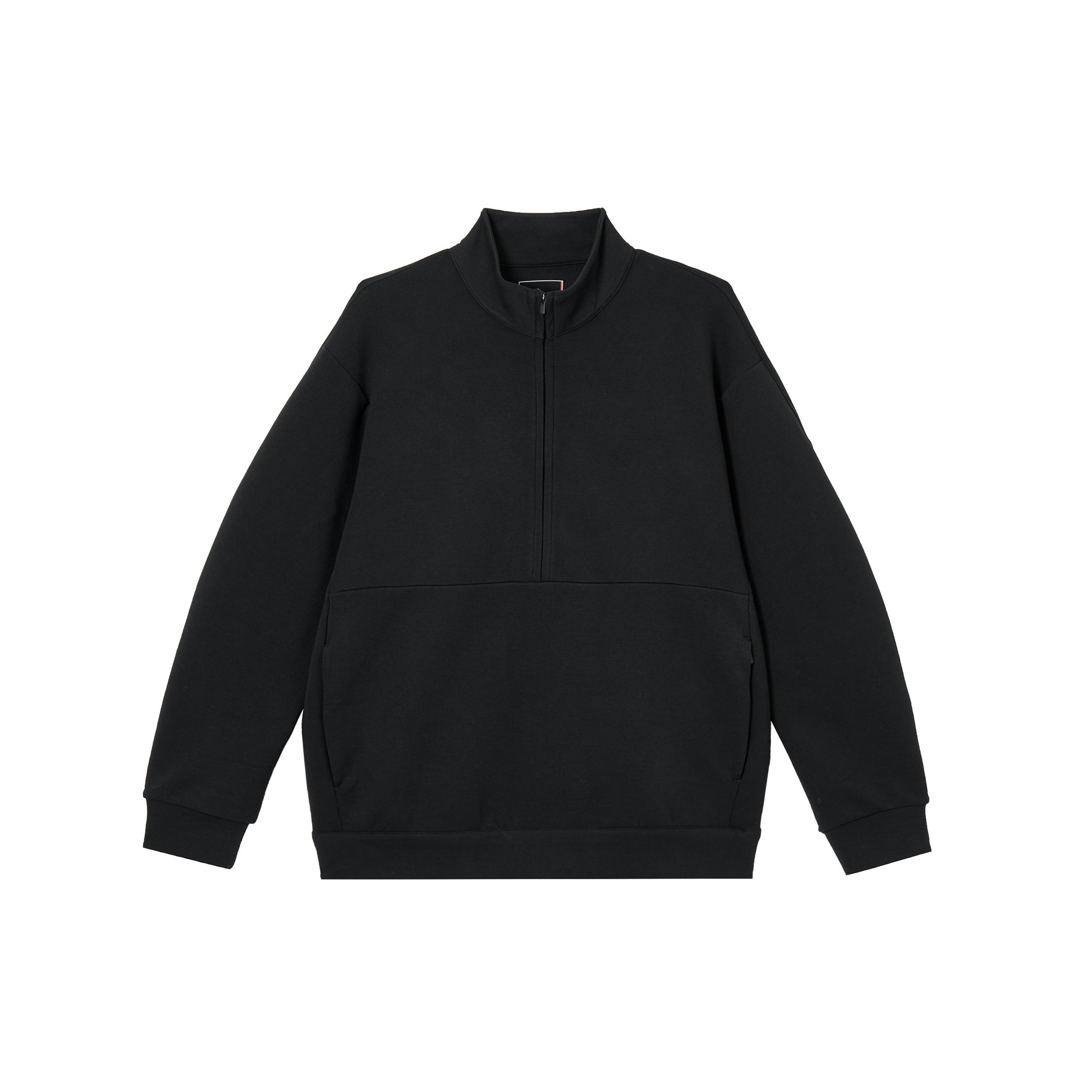 Nike 24.7 Impossiblysoft Dri-FIT 1/2-Zip Top Asia Sizing Black Men s HQ6954-010 M