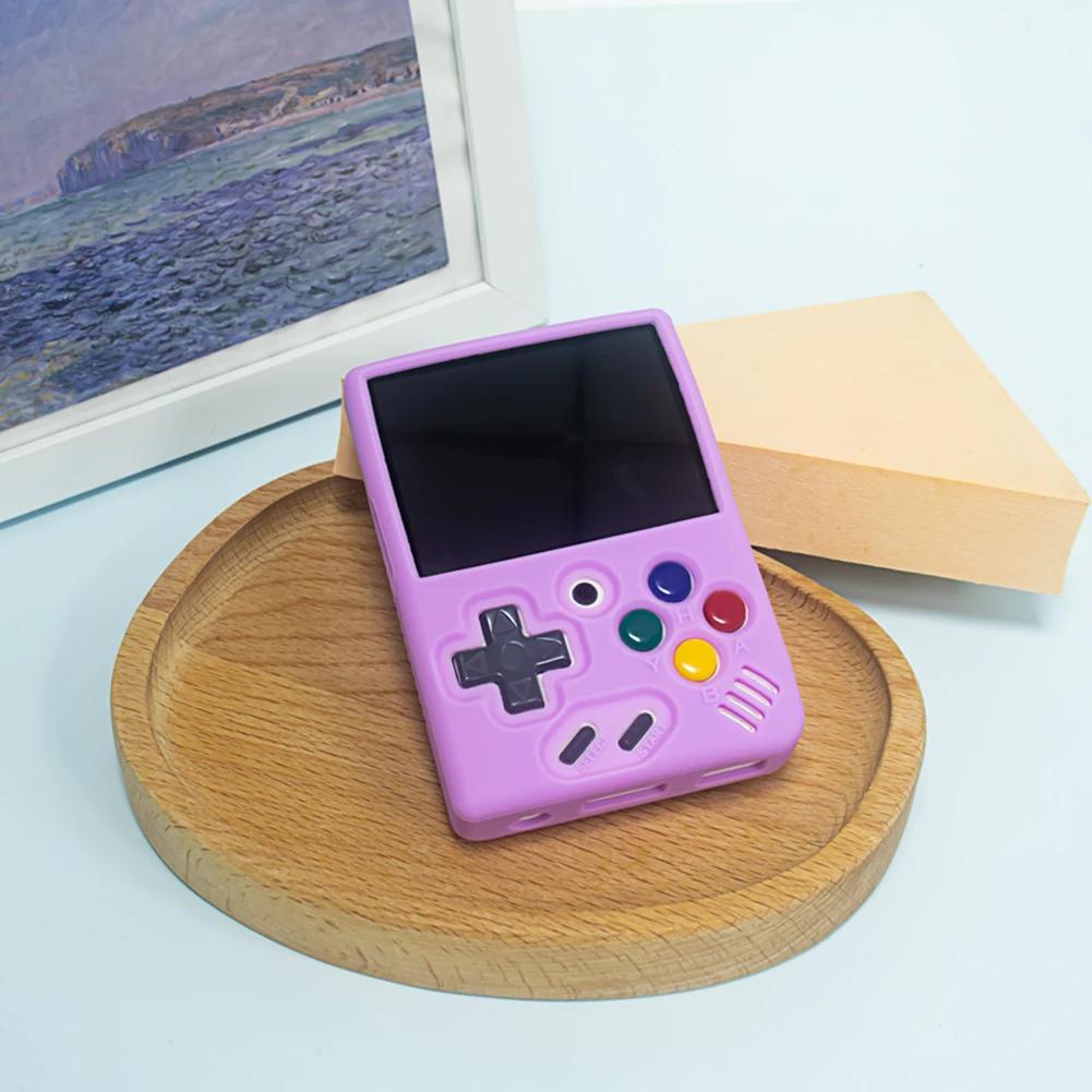 Silicone Protection Skin for MIYOO Soft Case Cover Sleeve Anti-Scratch Non-Slip with Lanyard for MIYOO MINI Plus Game Console