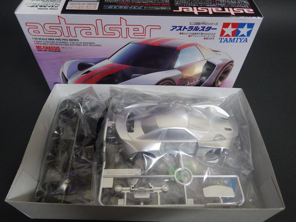 Mini 4WD Astral Star Aluminum Metallic (MS Chassis)