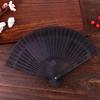 Vintage Hollow Carved Wooden Folding Hand Fan Chinese Style Bamboo Fan For Wedding Valentine'S Day Party Decor Summer Cooling