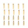 10 Pairs 4.0mm Copper Bullet Banana Plug Connectors Male + Female for RC Motor ESC Battery Part(4.0mm Banana Plug)