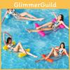 Eco-friendly Pvc Thickness 0.25 Swim Ring Lounger With Print Pattern For Adults
