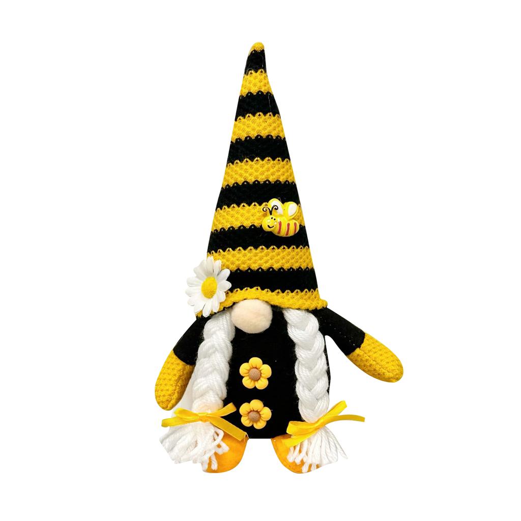 Bee Festival Faceless Doll Curtain Decoration Ribbon Holiday Decoration Ornament Curtain Tie Decoration Hanging Piece