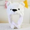 Adorable Polar Bear & Panda Plush Hat for Kids and Adults
