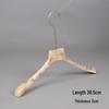 Stylish Non-Slip Imitation Jade Hangers: Wood Grain Finish for Men's & Women's High-End Clothing