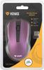 2.4GHz Optical Symmetrical Wireless Mouse, 3 Buttons, Purple
