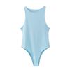 Sommer Ensfarvet Sexet Bodycon Kvinder Bodysuits Kvindelig 4 Farver Grøn Slank Afslappet Bodysuit Chic Dame Klub Kort Jumpsuits Femme